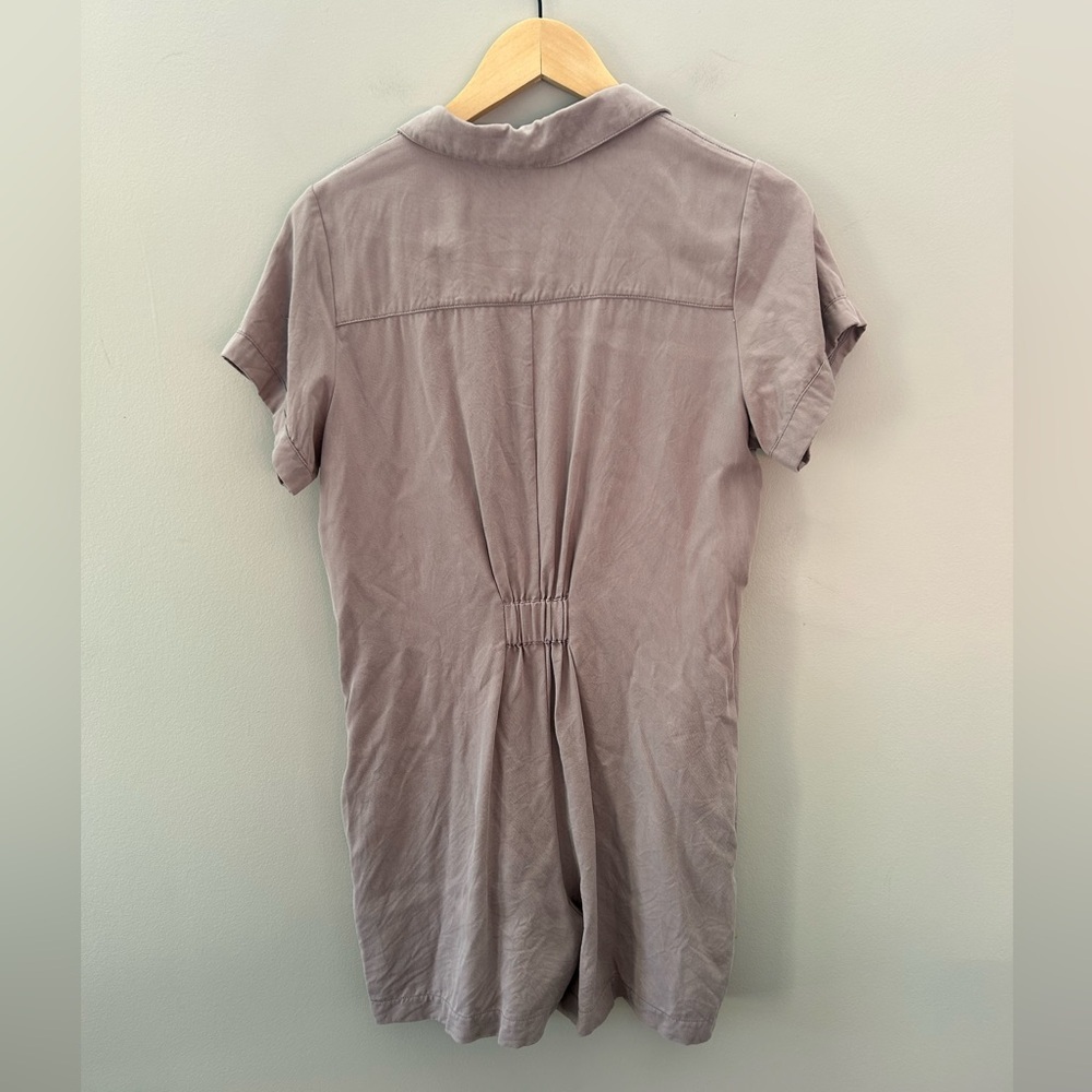 SMASH+TESS Shorty Zip Up Overall Barely Blush Pink Jumpsuit - Picture 7 of 7
